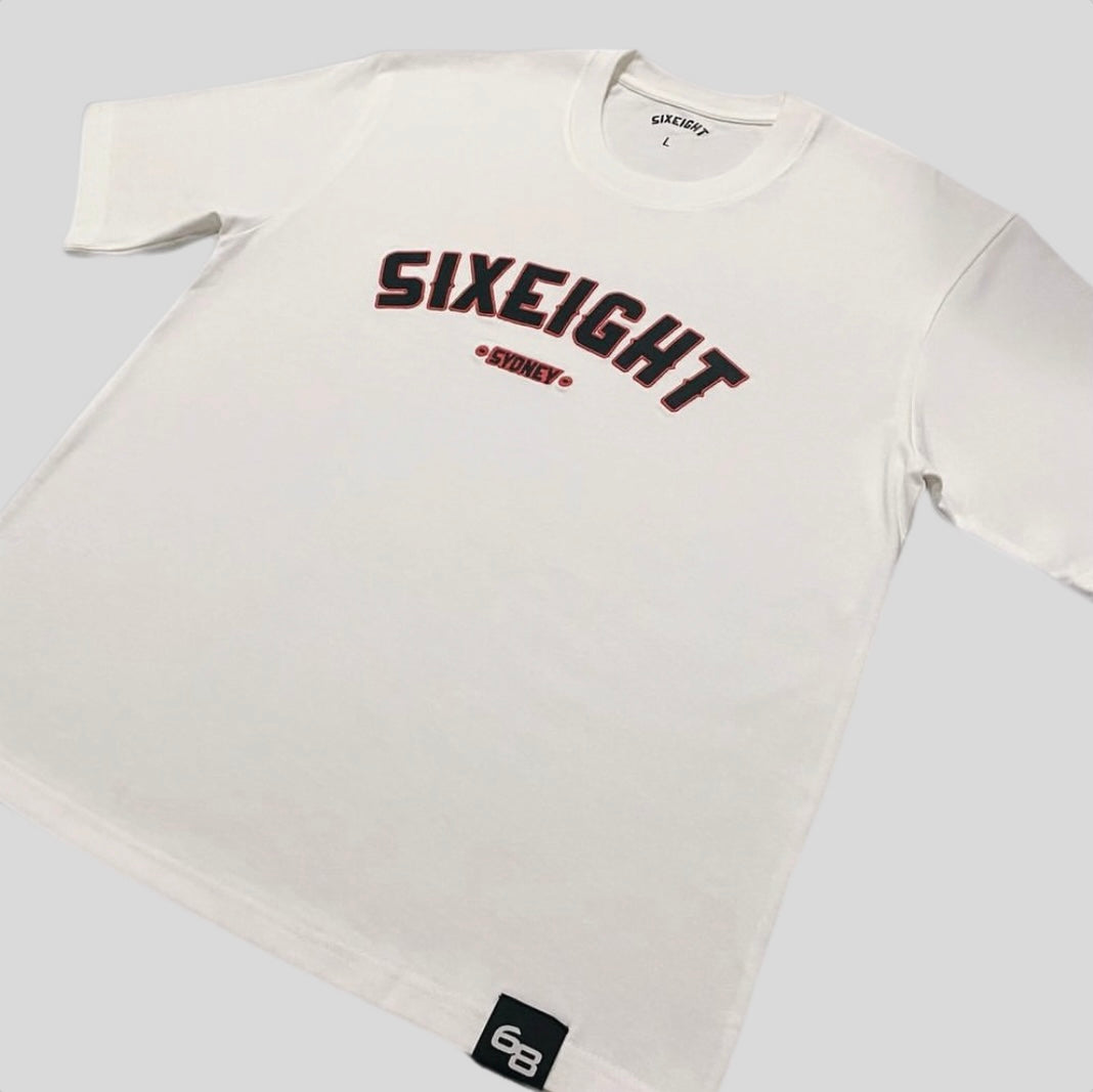 Redline White Tee