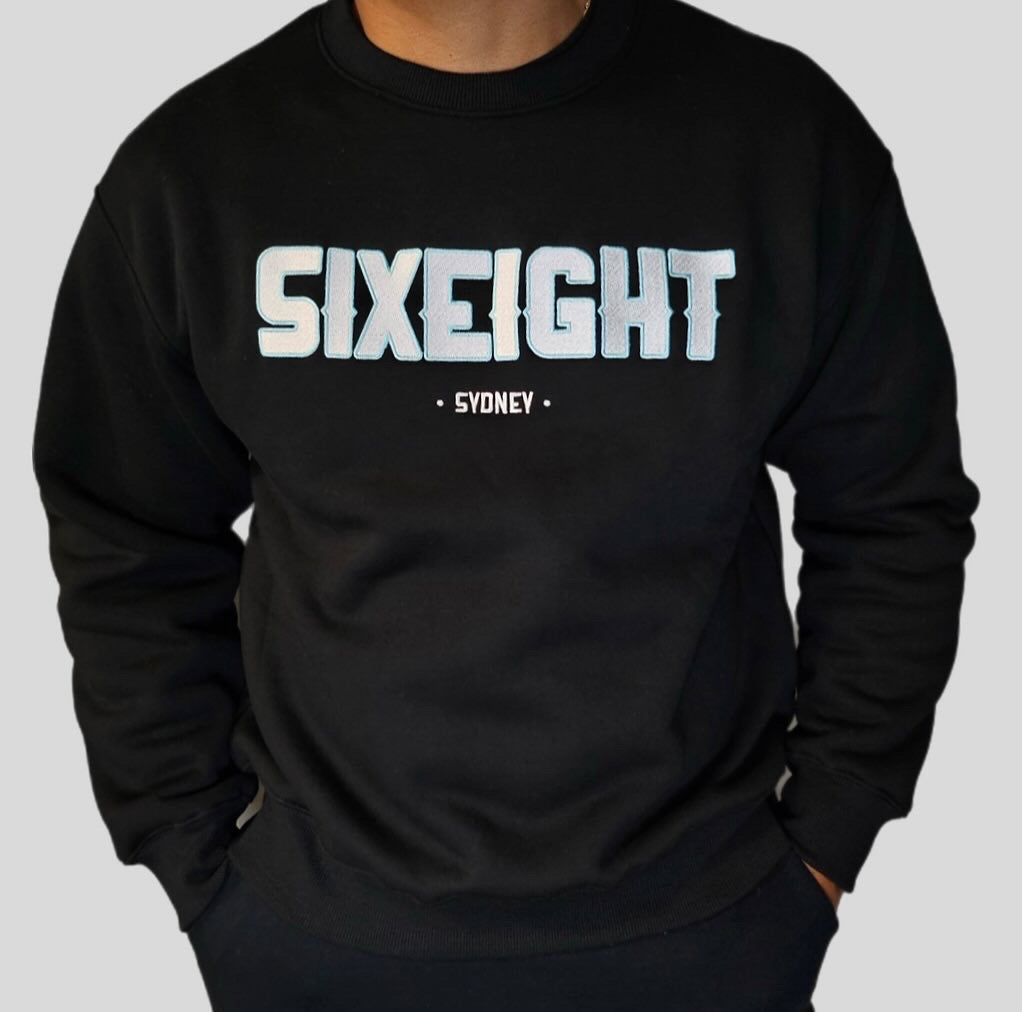Blueline Embroidered Sweater