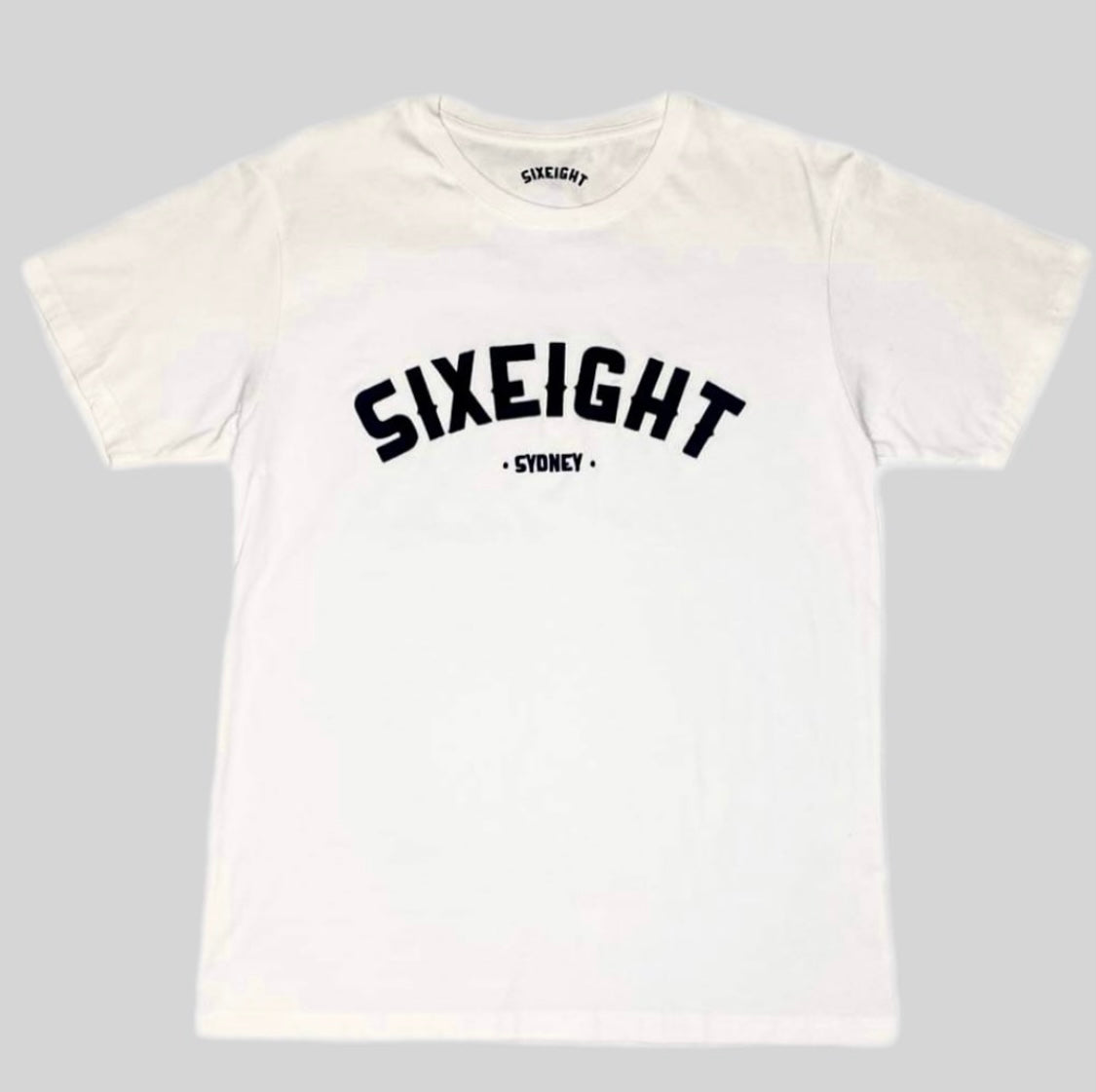 White Embroidered Tee