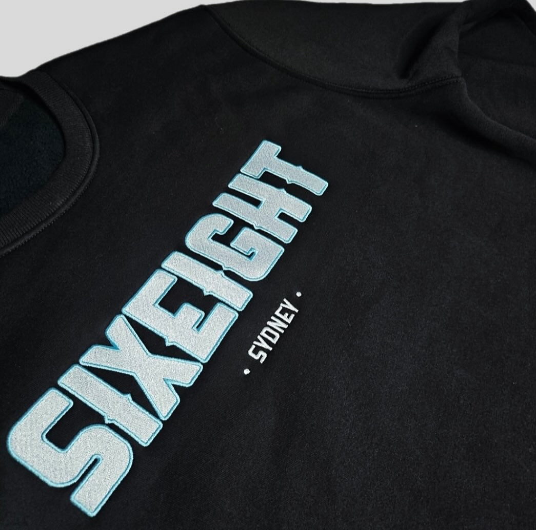 Blueline Embroidered Sweater