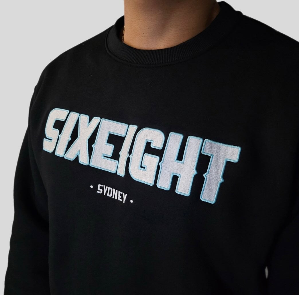 Blueline Embroidered Sweater