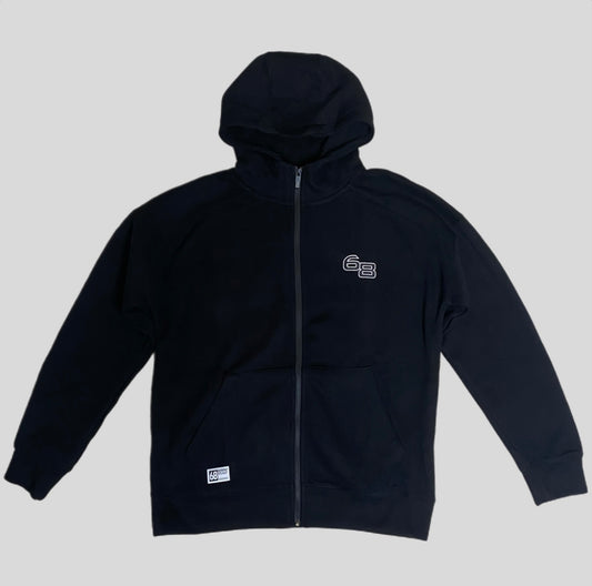 Black Zip Up Hoodie