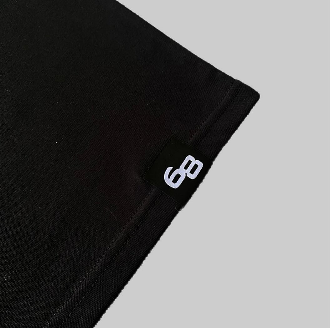 Long Staple Black Tee