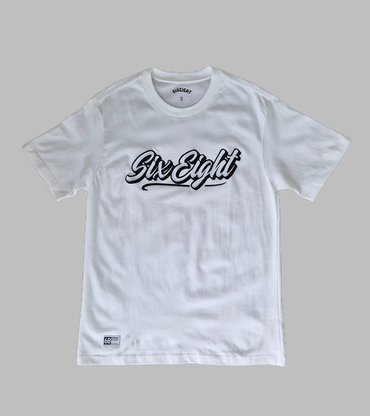 Embroidered White Tee V2