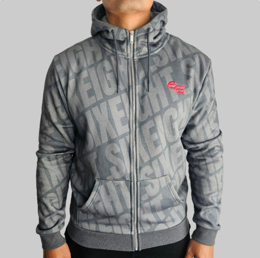 68 Grey Zip Up