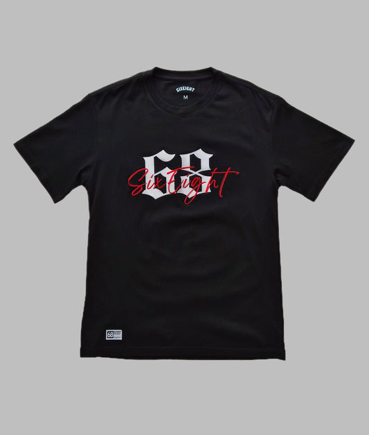 Embroidered Black Tee V3